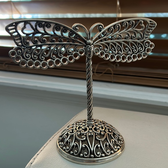 Brighton Jewelry - BRIGHTON Silver Dragonfly Earrings Holder